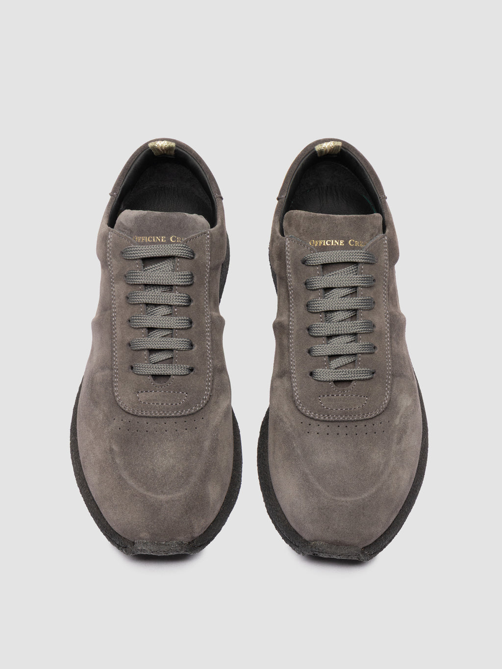 LEGEND 001 - Grey Suede Sneakers - image 2,side view