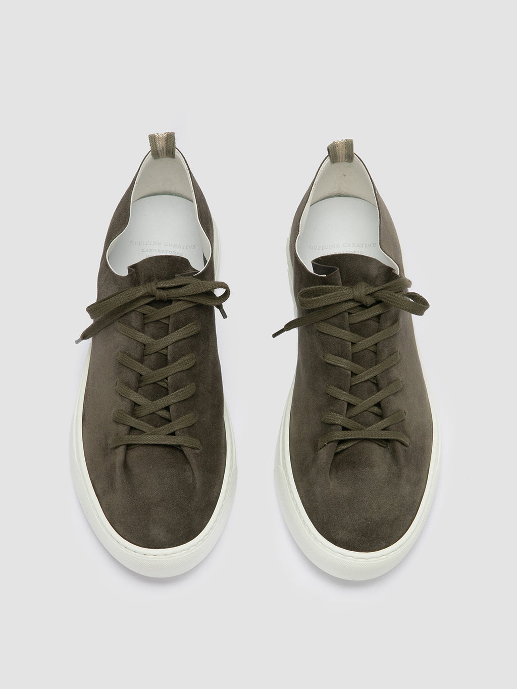 LEGGERA 001 - Green Suede Low Top Sneakers Men Officine Creative - 2