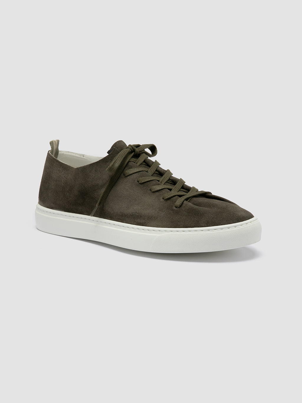 LEGGERA 001 - Green Suede Low Top Sneakers Men Officine Creative - 3