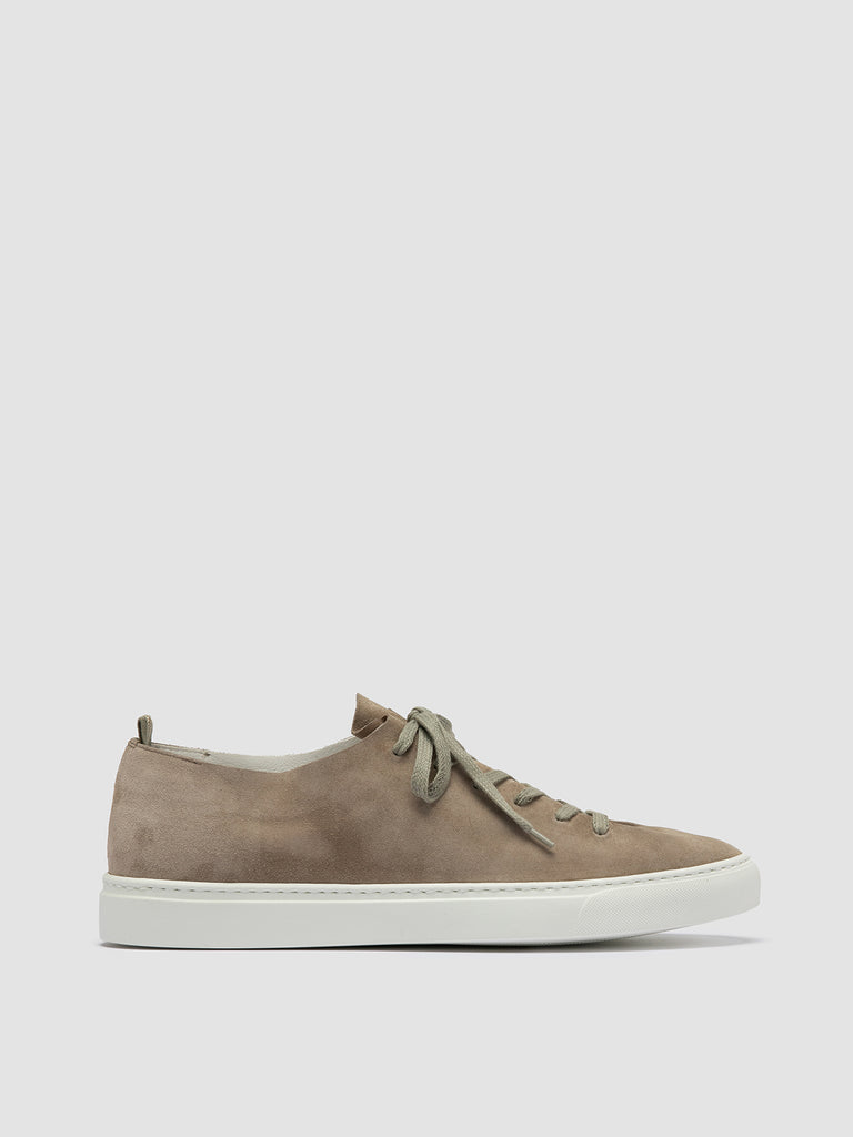 LEGGERA 001 - Taupe Suede Low Top Sneakers