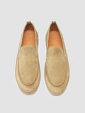 LINE 001 - Penny-Loafer aus braunem Wildleder - thumb image 2,side view