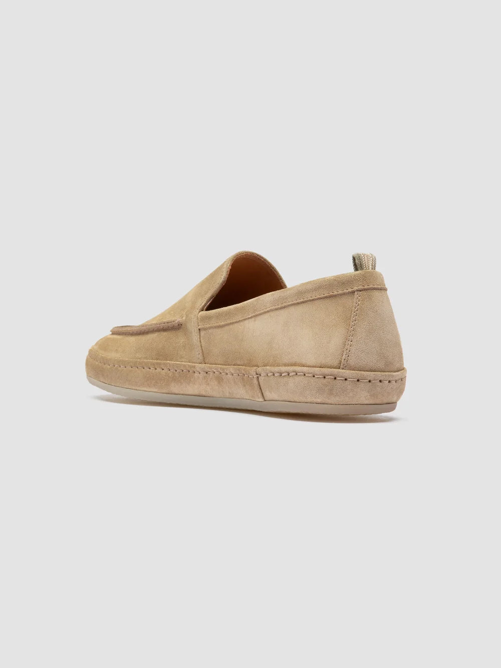 LINE 001 - Penny-Loafer aus braunem Wildleder - image 4,side view