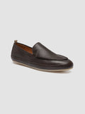LINE 001 - Pennyloafer aus braunem Leder - thumb image 3,side view