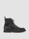 LYDON 004 - Black Suede Lace-Up Boots