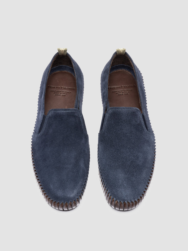 MAURICE 002 - Blue Suede Loafers