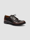 MAVIC 001 - Black Leather Derby Shoes - thumb image 3,side view