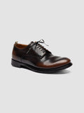 MAVIC 001 - Brown Leather Derby Shoes - thumb image 3,side view