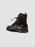 MAVIC 006 - Brown Leather Lace Up Boots - thumb image 4,side view