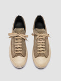 MES 009 - Taupe Leather and Suede Low Top Sneakers Men Officine Creative - 2