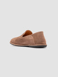 MIENNE 001 - taupefarbene Slipper aus Wildleder