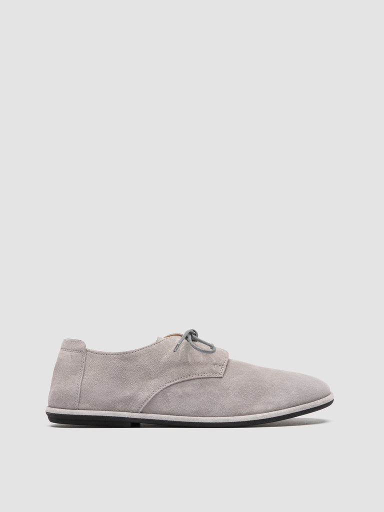 MIENNE 003 - Grey Suede Derby Shoes