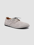MIENNE 003 - Grey Suede Derby Shoes