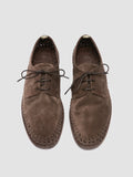 MILES 001 - Taupe Suede Derby Shoes - thumb image 2,side view