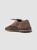 MILES 001 - Taupe Suede Derby Shoes - thumb image 4,side view