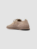 MILES 001 - Beige Suede Derby Shoes - thumb image 4,side view