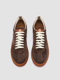 MILITIA 002 - Brown Suede and Leather Sneakers - thumb image 2,side view
