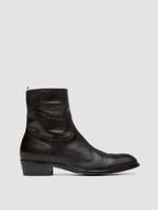 MONEGAL 002 - Brown Leather Zip boots