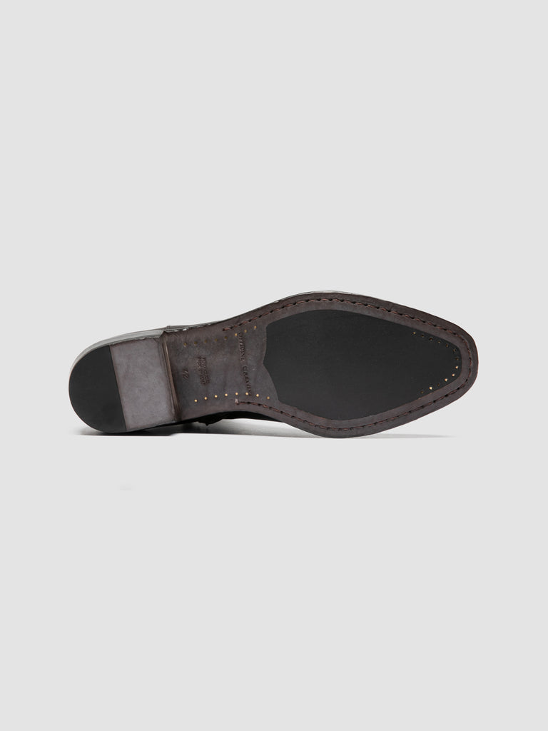 MONEGAL 002 - Brown Leather Zip boots