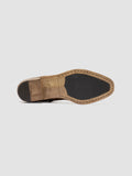 MONEGAL 002 - Brown Suede Zip boots - thumb image 5,side view