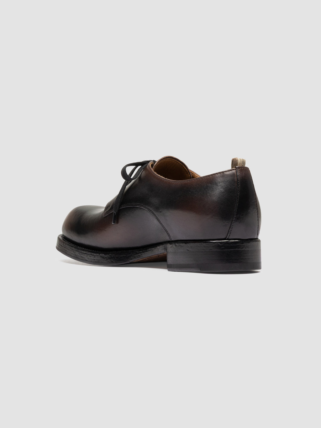 MONTANA 001 - Brown Leather Derby Shoes - image OCUMONT001TUCS8T504390 - 4