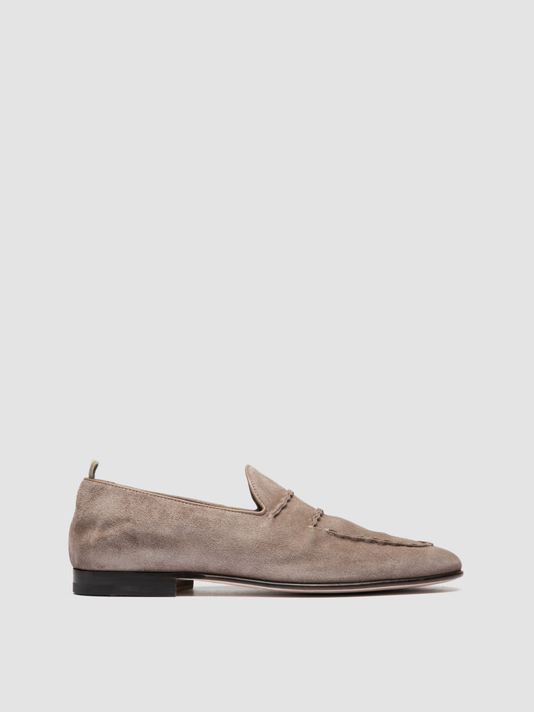 OLIVER 001 - Taupe Suede Venetian Loafers