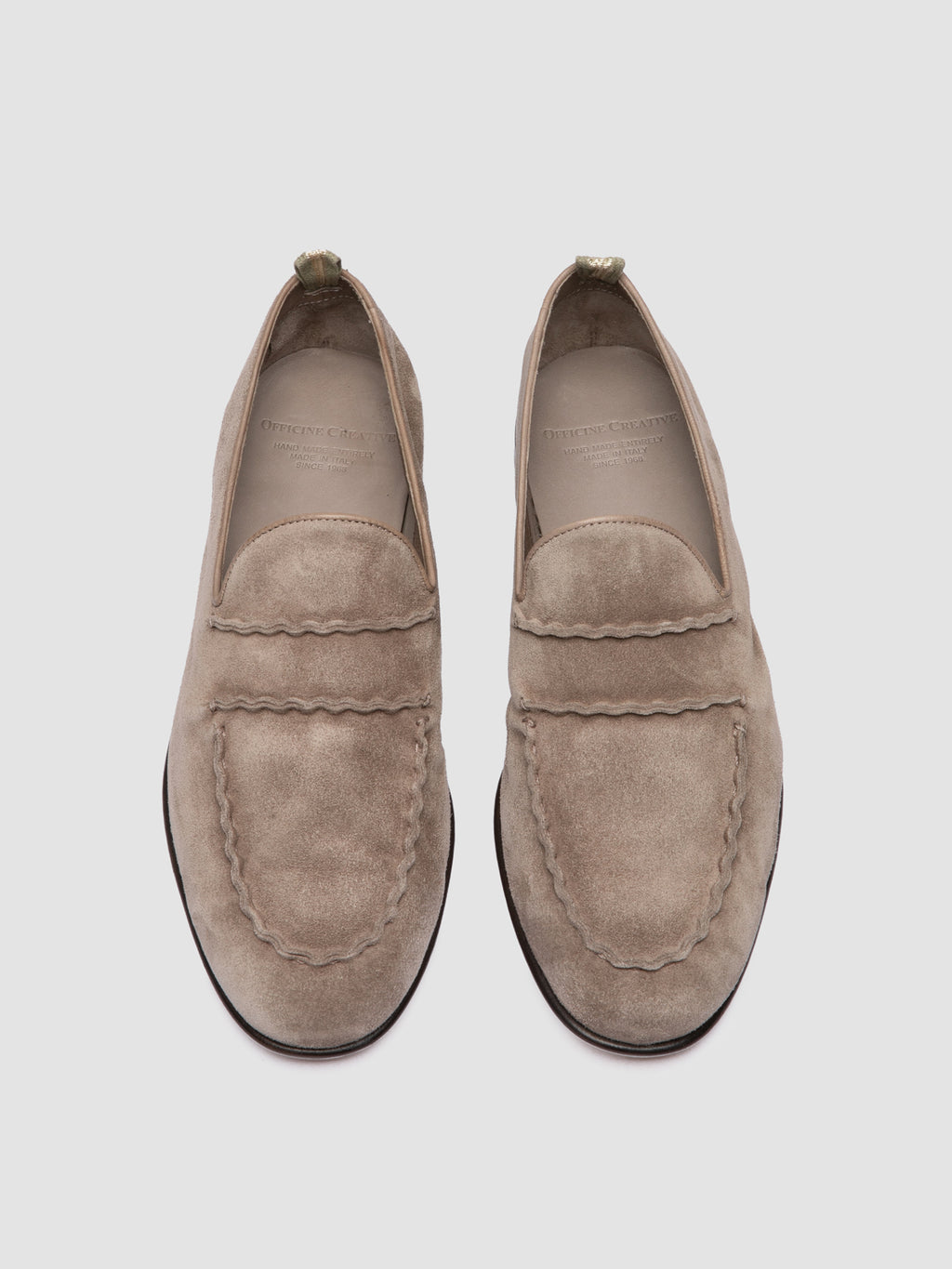OLIVER 001 - Taupe Suede Venetian Loafers