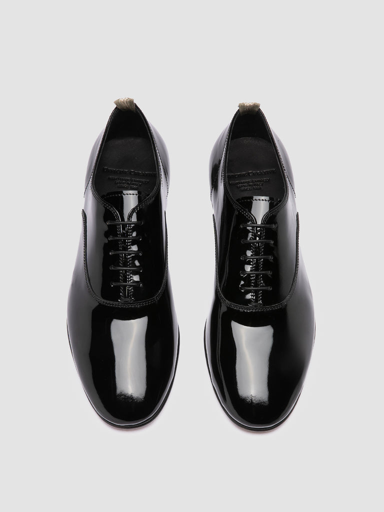 OLIVER 005 - schwarze Oxford-Schuhe aus Leder