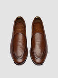 OLIVER 006 - Brown Leather Venetian Loafers - thumb image 2,side view