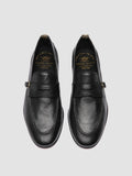 OLIVER 011 - Penny-Loafer aus schwarzem Leder - thumb image 2,side view