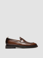 OPERA FLEXI 101 - Braune Penny-Loafers aus Leder