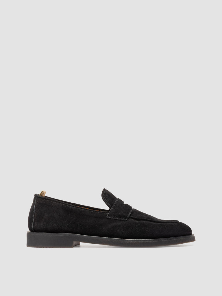 OPERA FLEXI 101 - Black Suede Penny Loafers