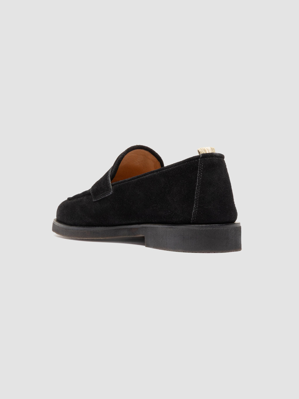 OPERA FLEXI 101 - Black Suede Penny Loafers - image 4,side view