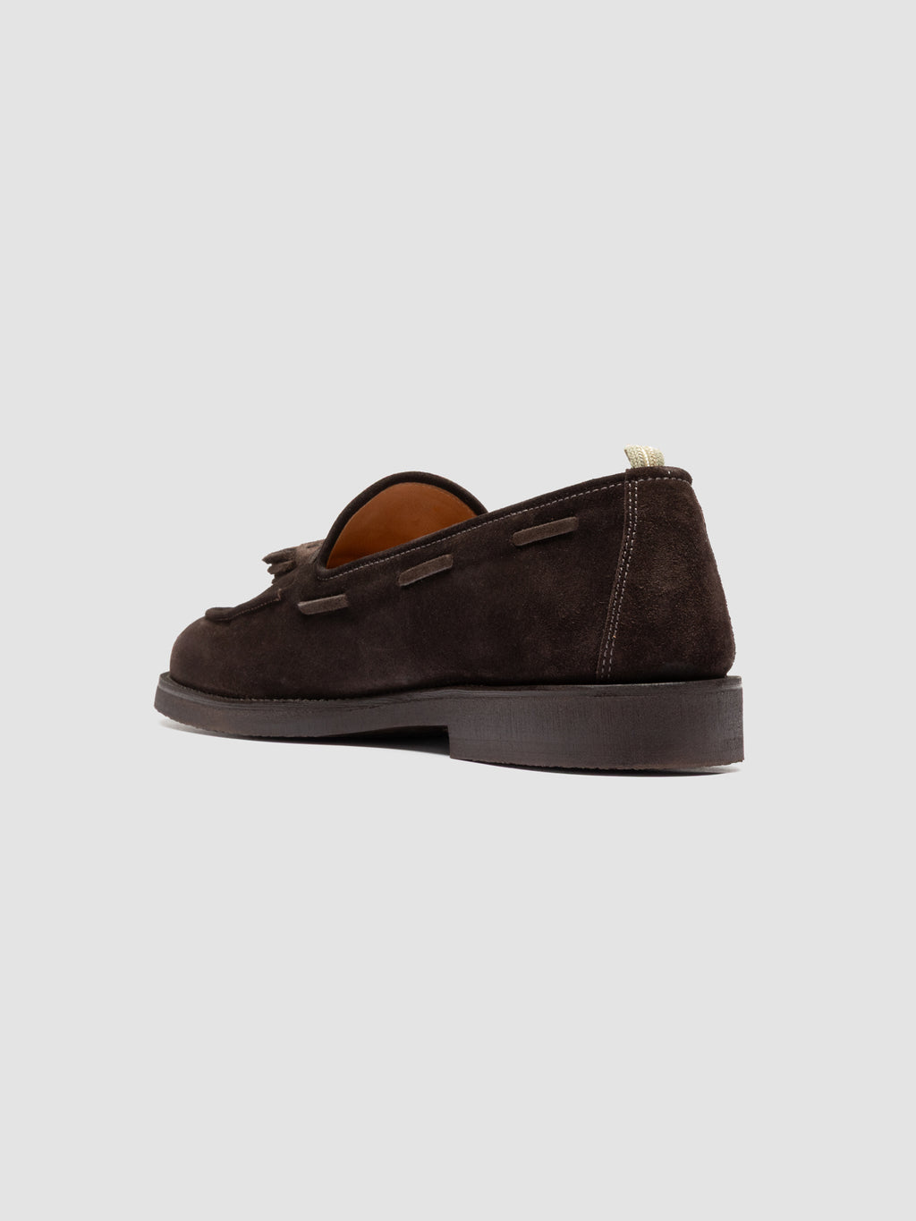 OPERA FLEXI 103 - Brown Leather Tassel Loafers - image 4,side view