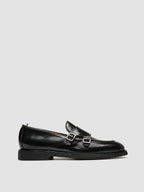 OPERA FLEXI 105 - Schwarze Monk-Schuhe aus Leder