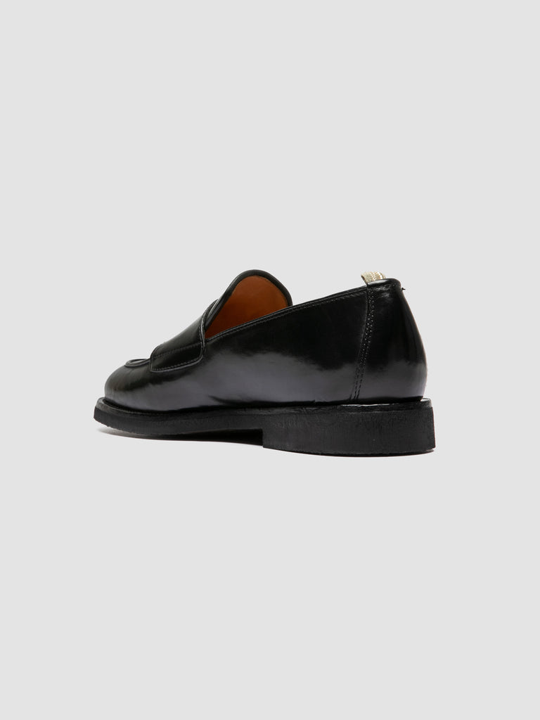 OPERA FLEXI 105 - Schwarze Monk-Schuhe aus Leder