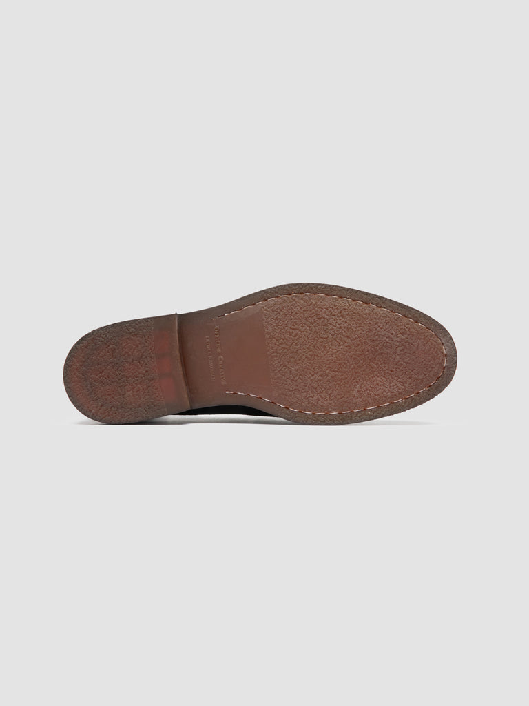 OPERA FLEXI 105 - Blaue Monk-Schuhe aus Wildleder