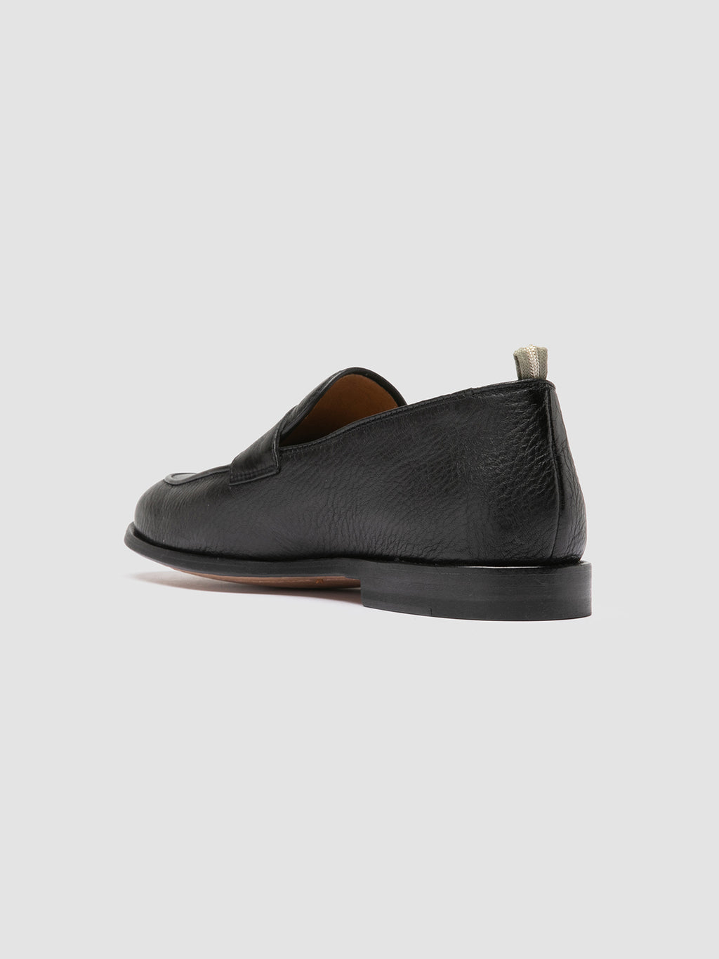 OPERA 001 - Schwarze Slipper aus Leder