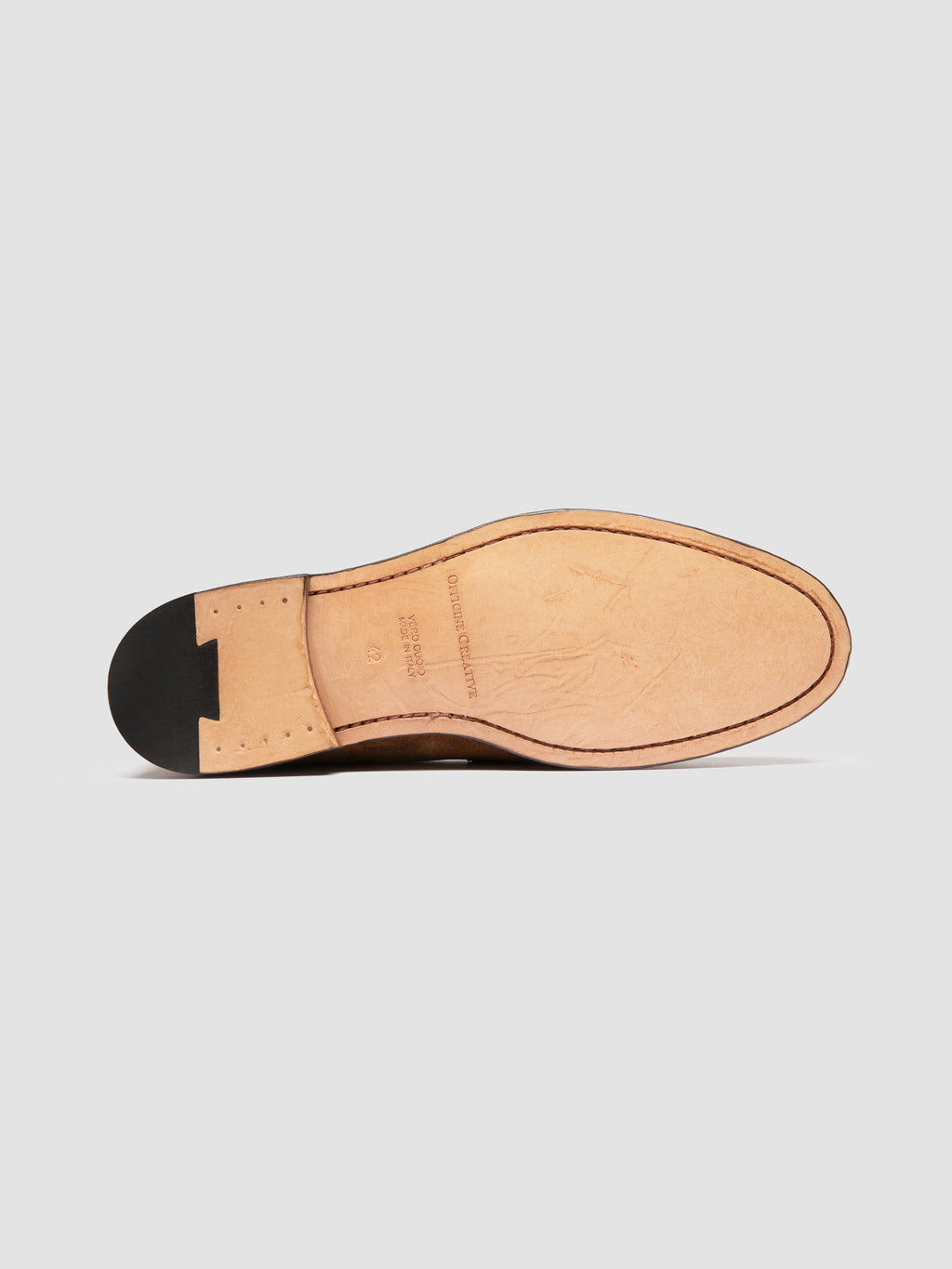 OPERA 001 - Brown Suede Penny Loafers - image 5,side view