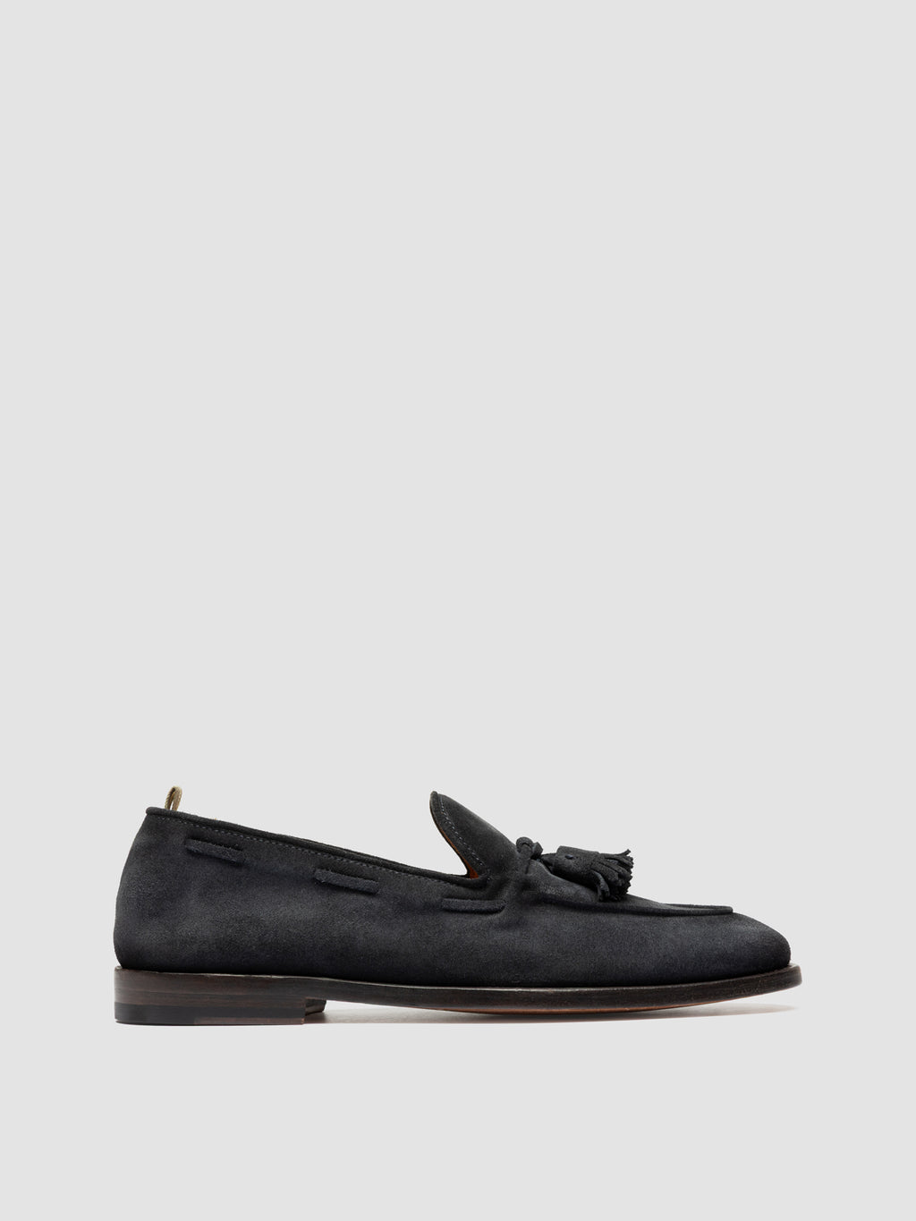 OPERA 002 - Blue Suede Tassel Loafers - image 1,side view