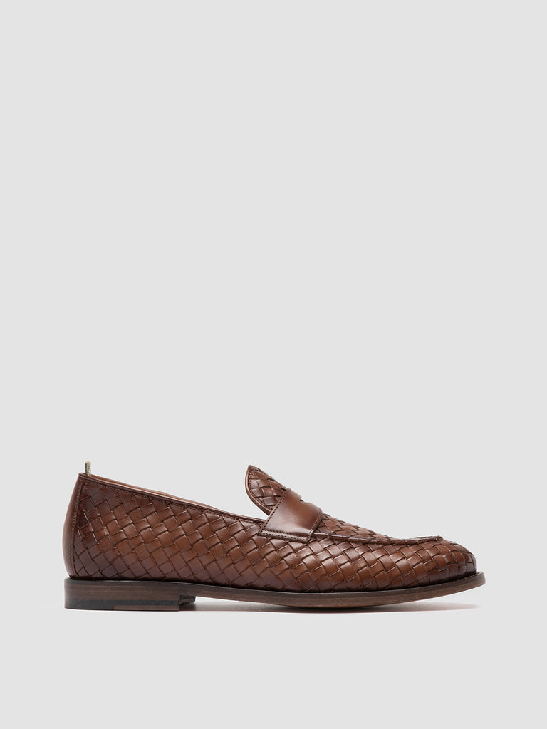 OPERA 003 - braune Slipper aus Leder