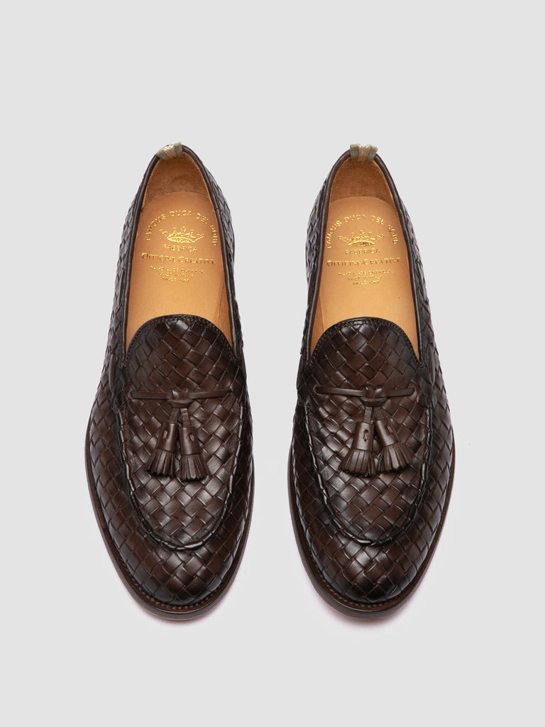 OPERA 004 - Brown Leather Tassel Loafers