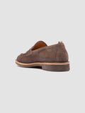 OPERA SD FLEXI 001 - Taupe Suede Penny Loafers - thumb image 4,side view