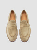 OPERA SD FLEXI 001 - Beige Suede Penny Loafers - thumb image 2,side view