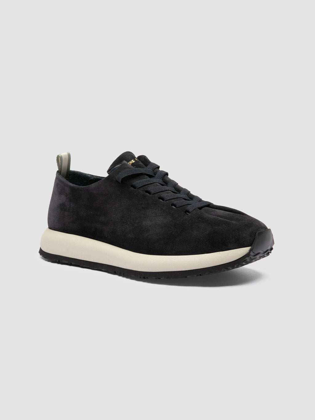 PAPEL 001 - Blue Suede Low Top Sneakers - image 3,side view