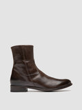 PAUL 002 - Dark Brown Leather Boots