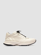 PHASE 001 - White Leather Low Top Sneakers