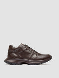 PHASE 001 - Braune Low-Top-Sneaker aus Leder - thumb image 1,side view