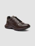 PHASE 001 - Braune Low-Top-Sneaker aus Leder - thumb image 3,side view