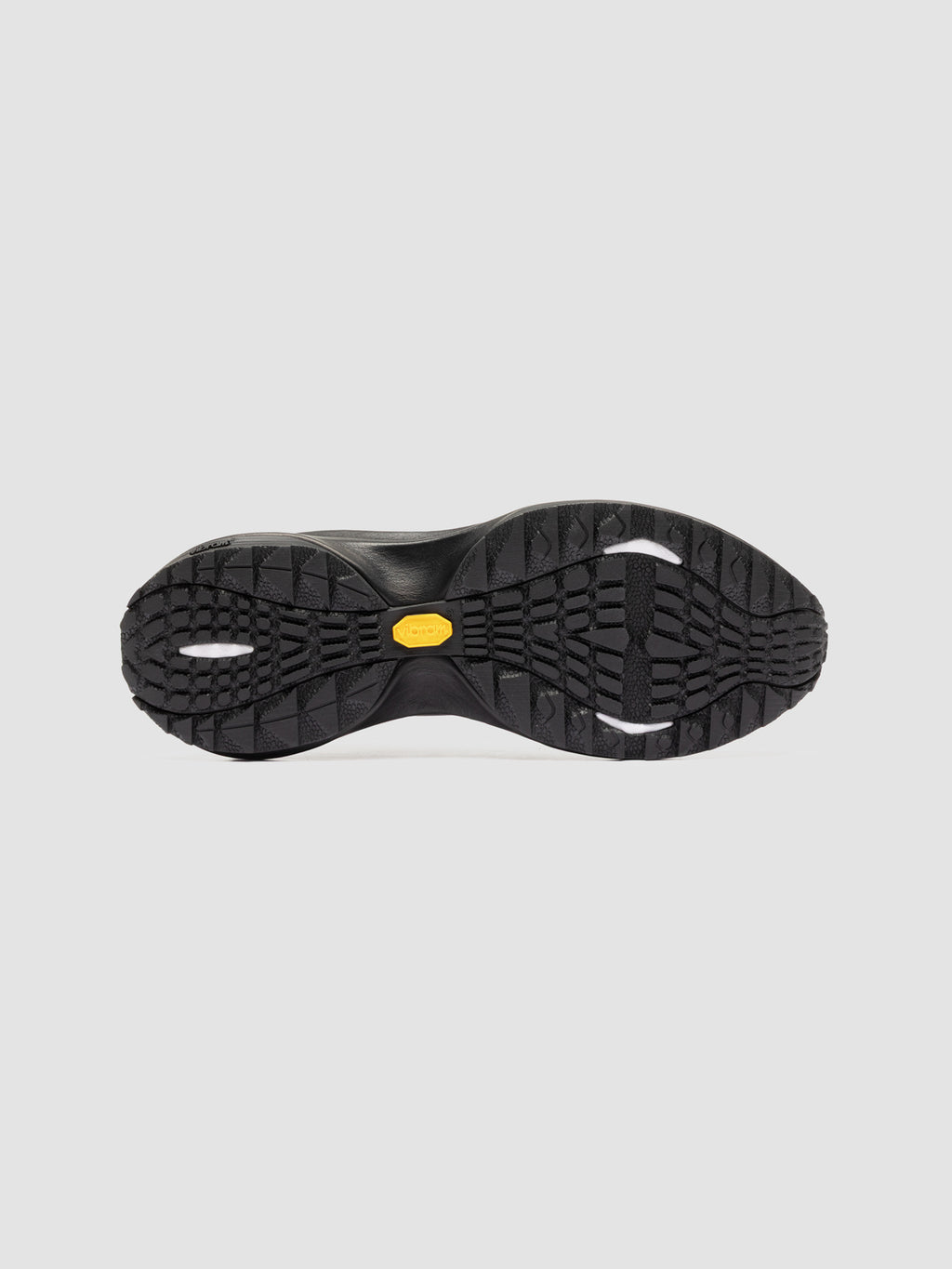 PHAS 001 - Schwarze Low-Top-Sneaker aus Leder - image 5,side view