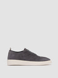PLUMA 001 - Blue Suede Low Top Sneakers - thumb image 1,side view